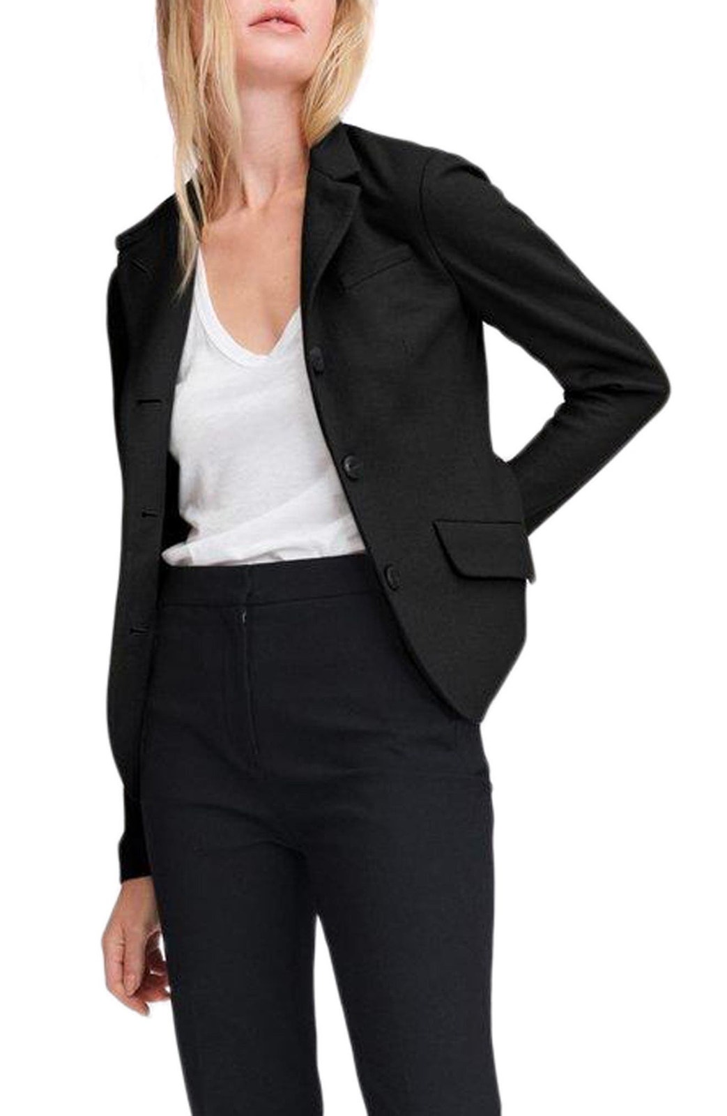 Rag & Bone Tailored Black Slade Blazer Size 6